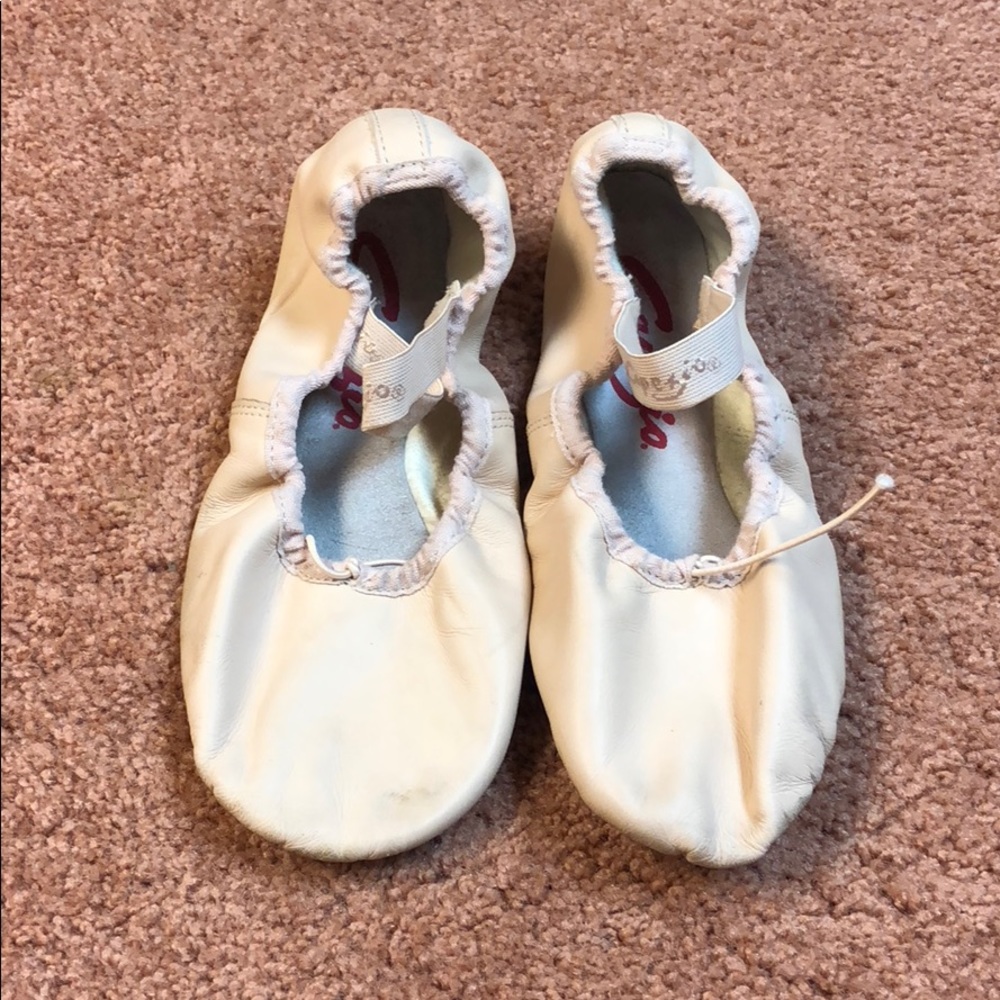 Capezio Leather Full Sole Ballet Shoes